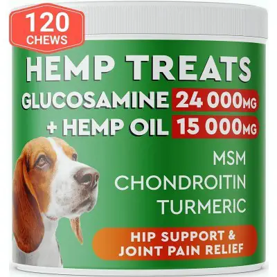 Pawfectchow Hemp + Glucosamine Treats for Dogs